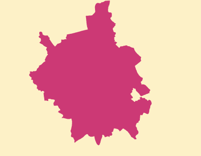 Outline map of Cambridgeshire